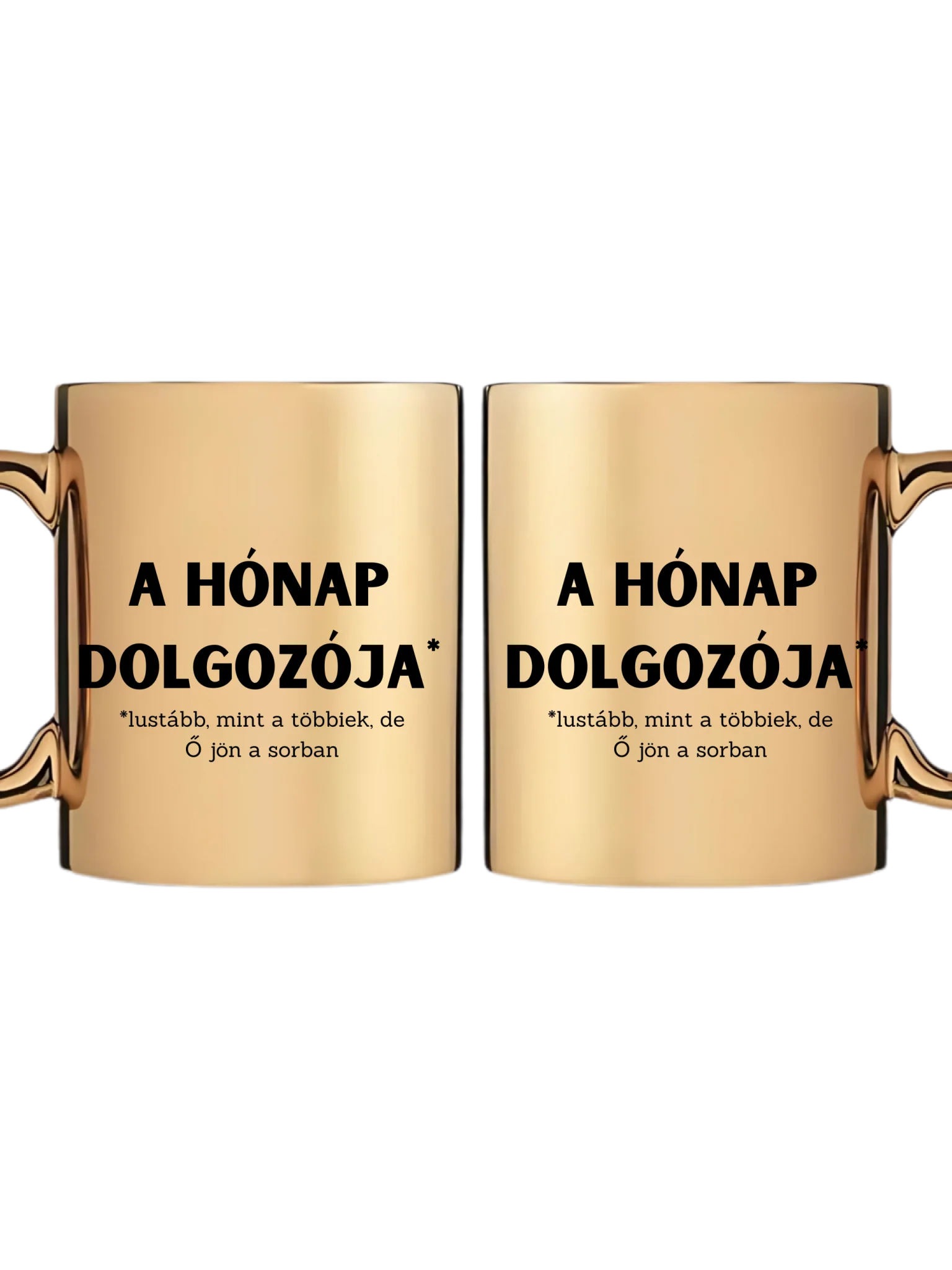 Arany metál bögre