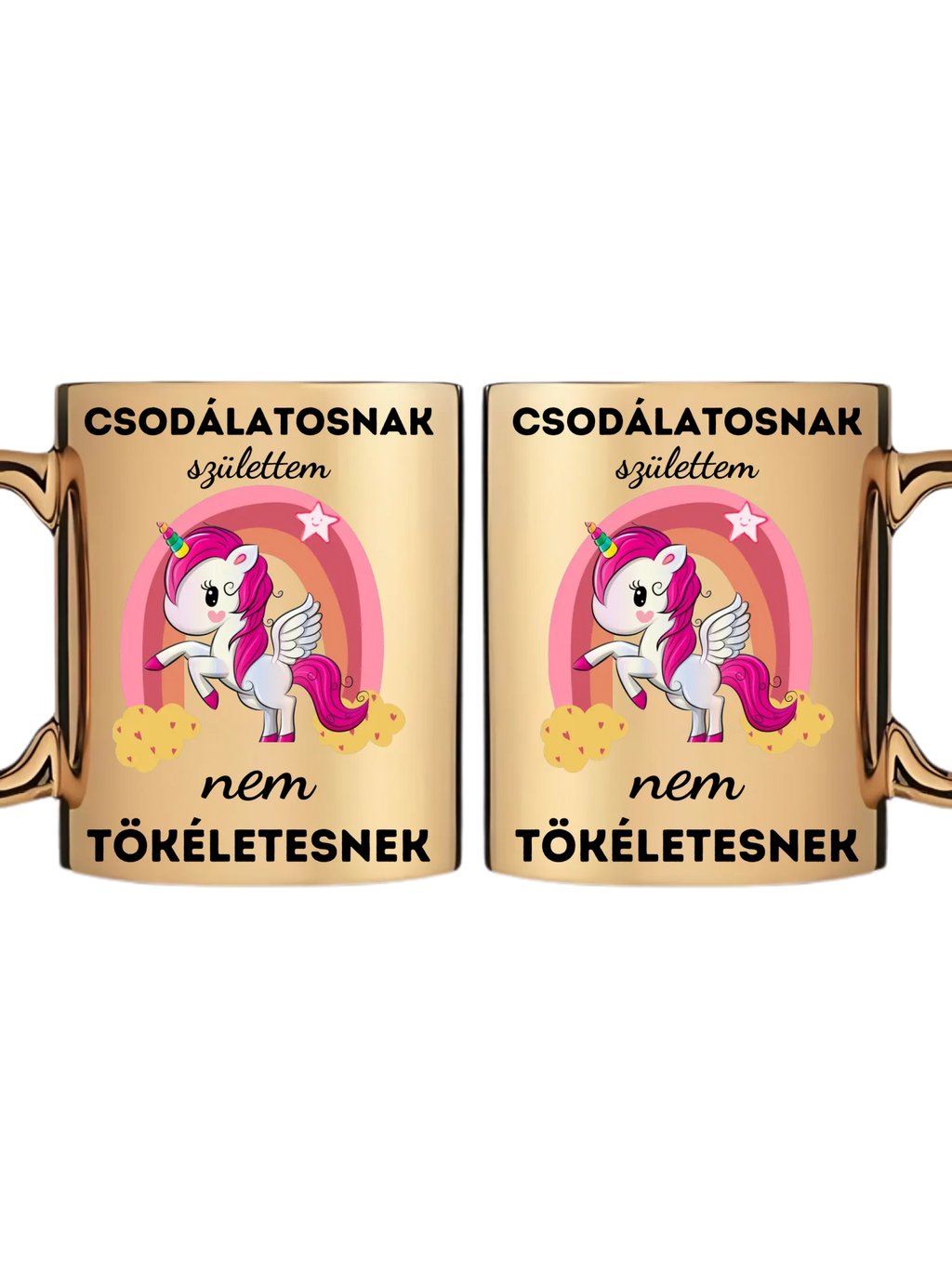 Arany metál bögre