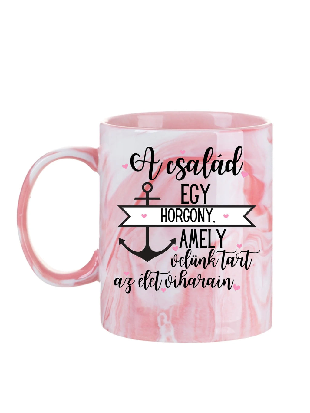 Család laza ruhában - Egyedi személyre szabható bögre