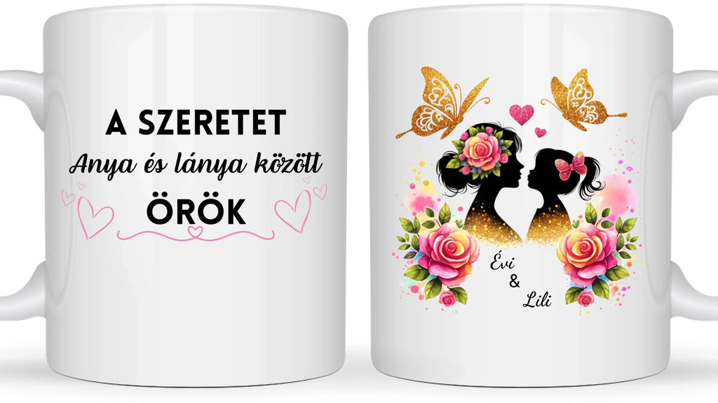 Anya-Lánya - Egyedi személyre szabható bögre