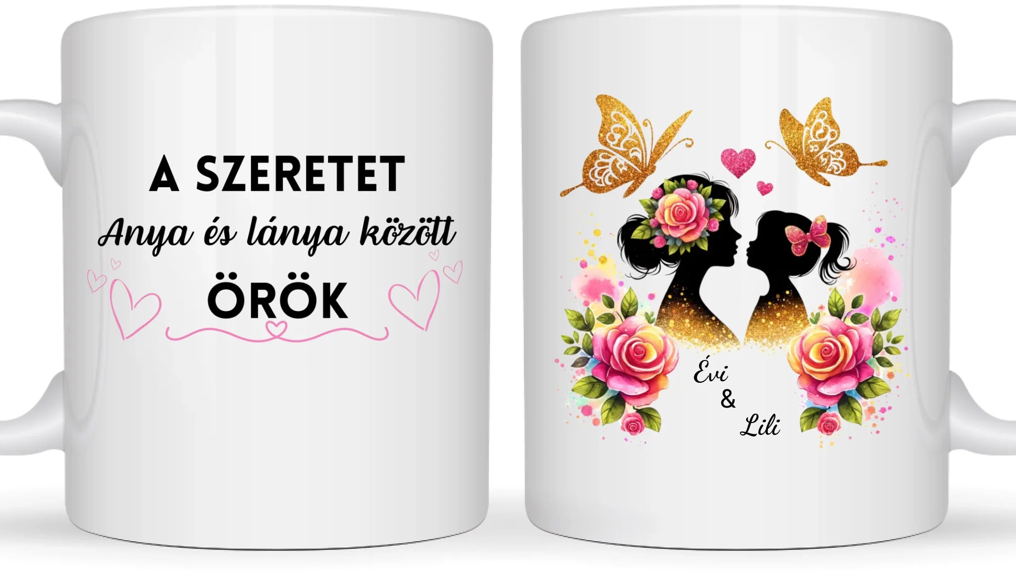 Anya-Lánya - Egyedi személyre szabható bögre