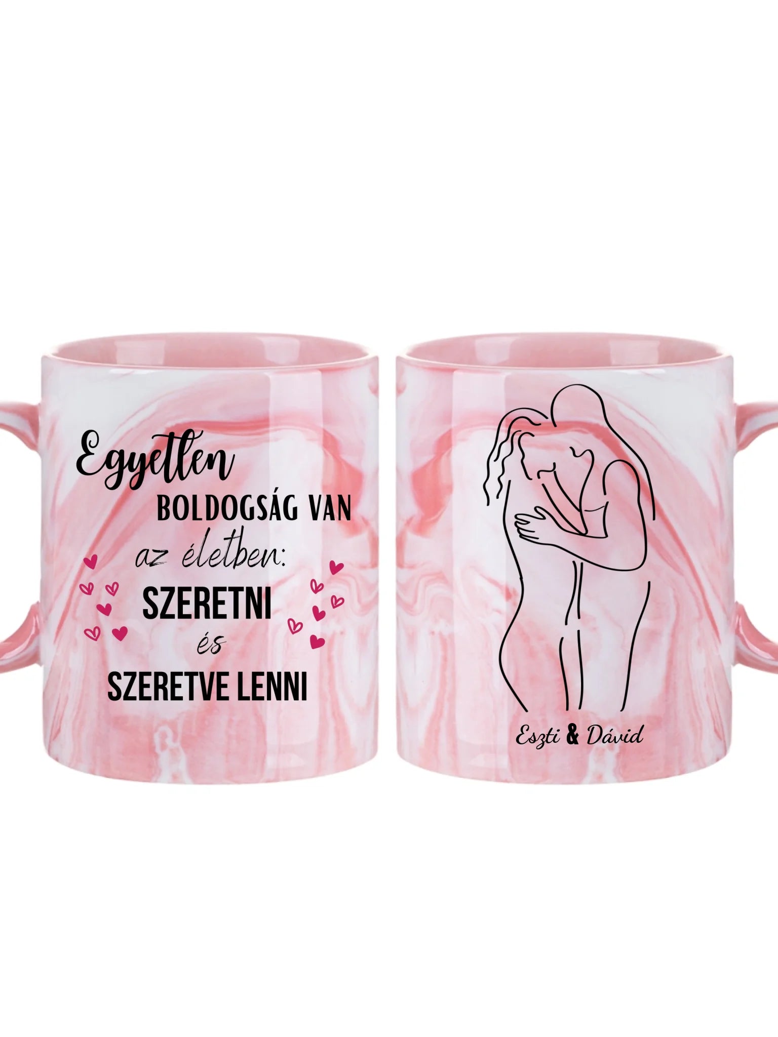 Szerelmes páros - Egyedi személyre szabható bögre