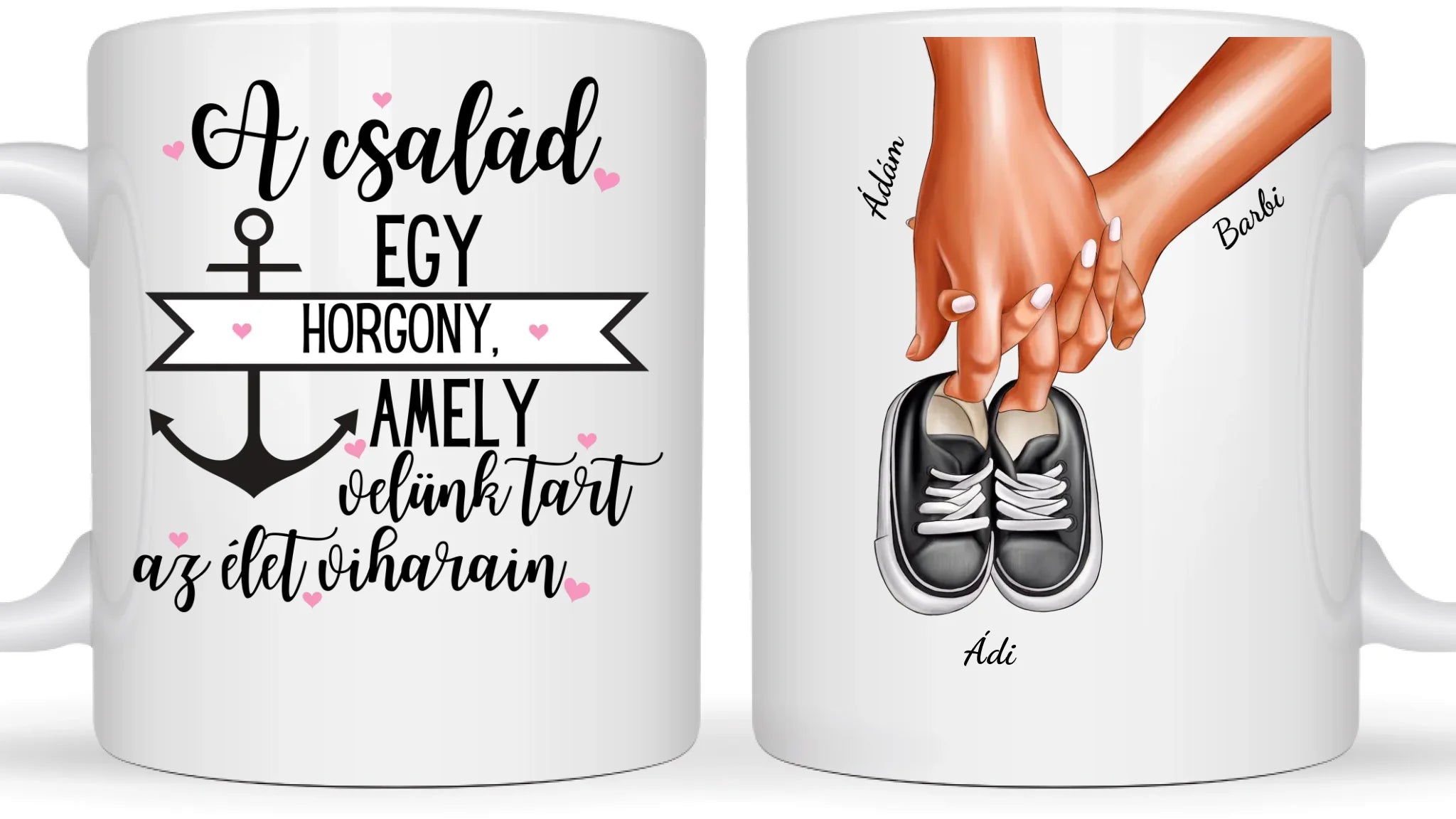 Alakuló család - Egyedi személyre szabható bögre
