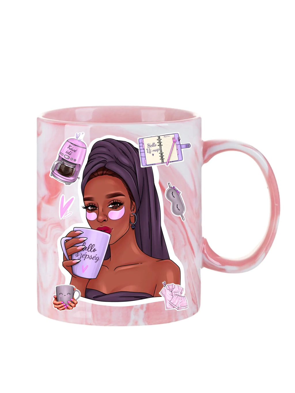 Reggeli készülődés - Egyedi személyre szabható bögre