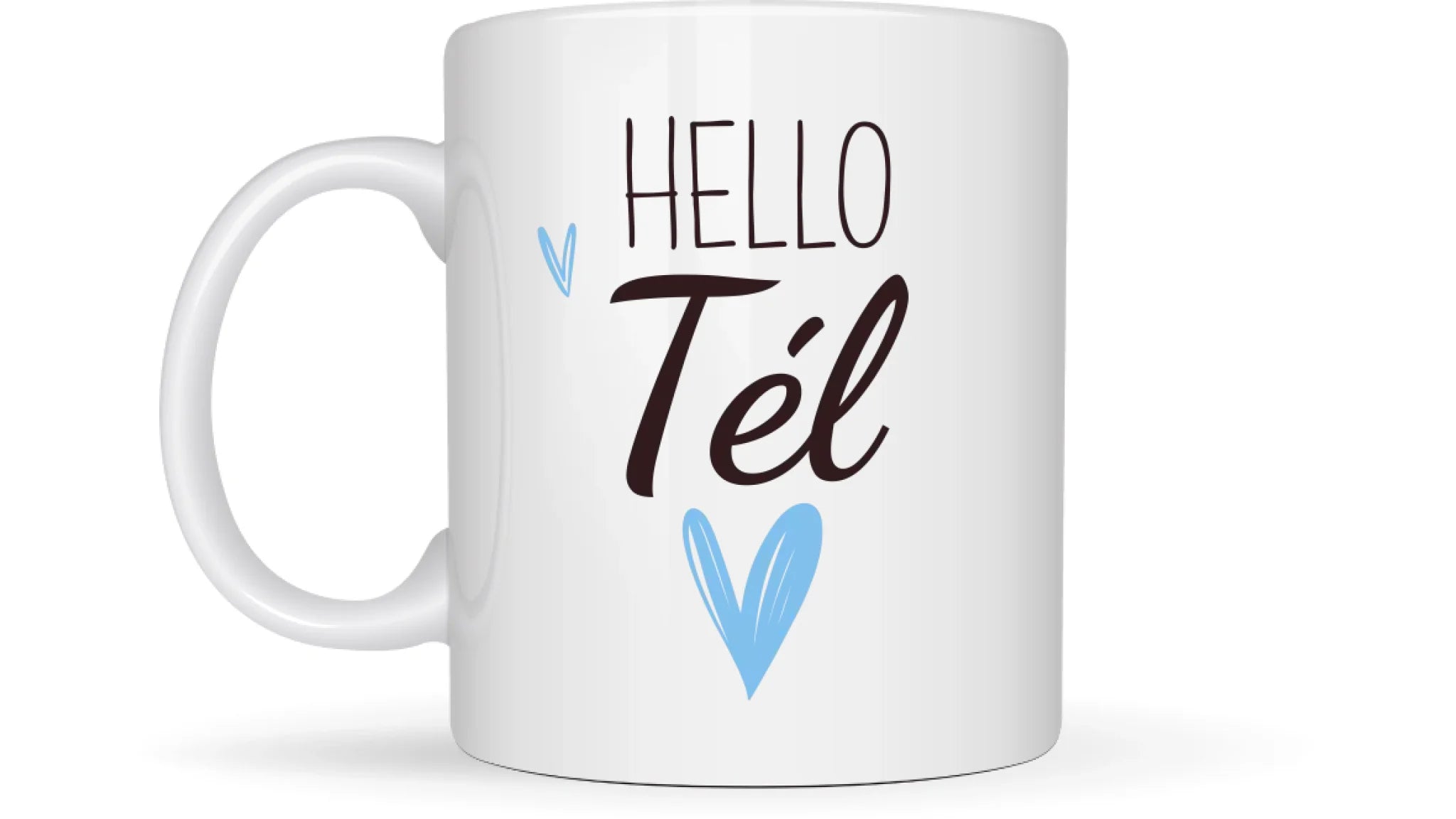 Hello tél... Divatos lány - Egyedi személyre szabható bögre