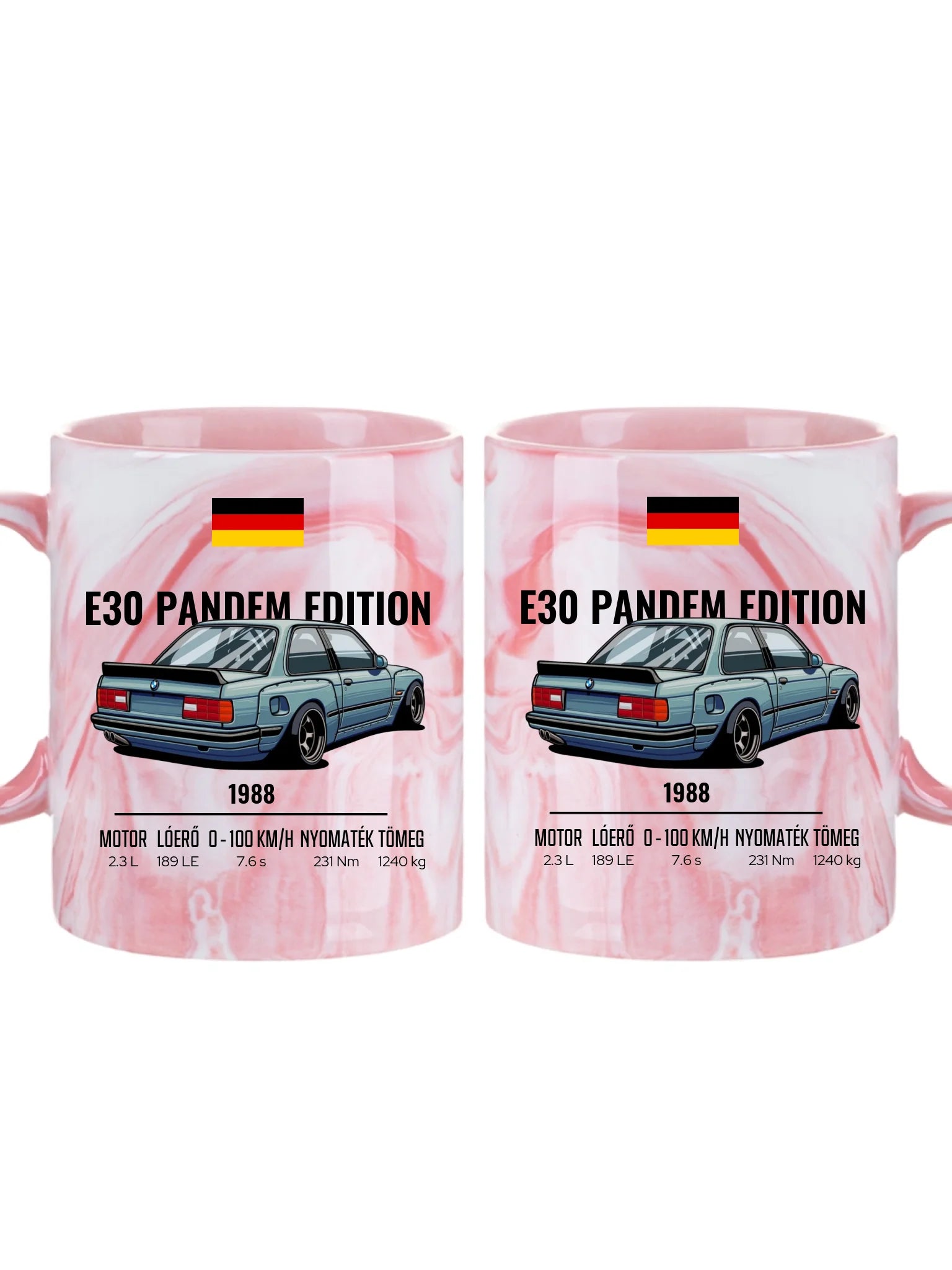 Autó illusztráció - E30 Pandem Edition 65. - Egyedi személyre szabható bögre
