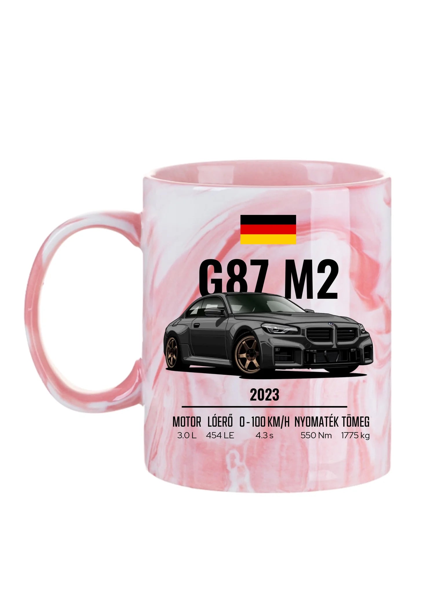 Autó illusztráció - G87 M2 73. - Egyedi személyre szabható bögre