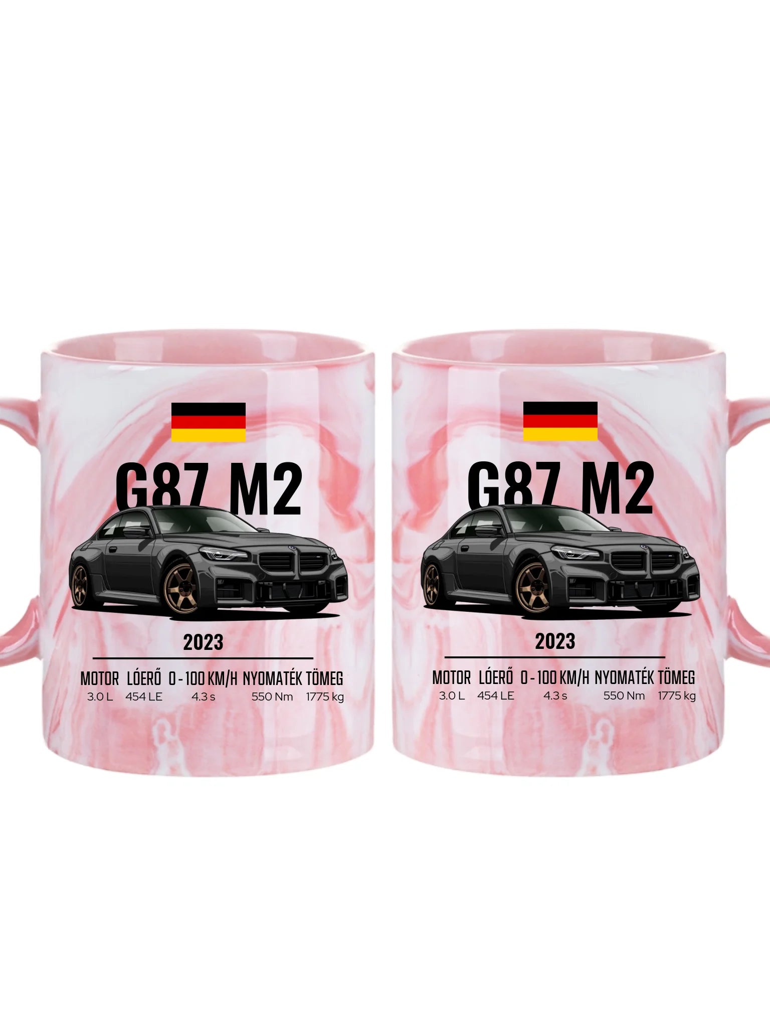 Autó illusztráció - G87 M2 73. - Egyedi személyre szabható bögre