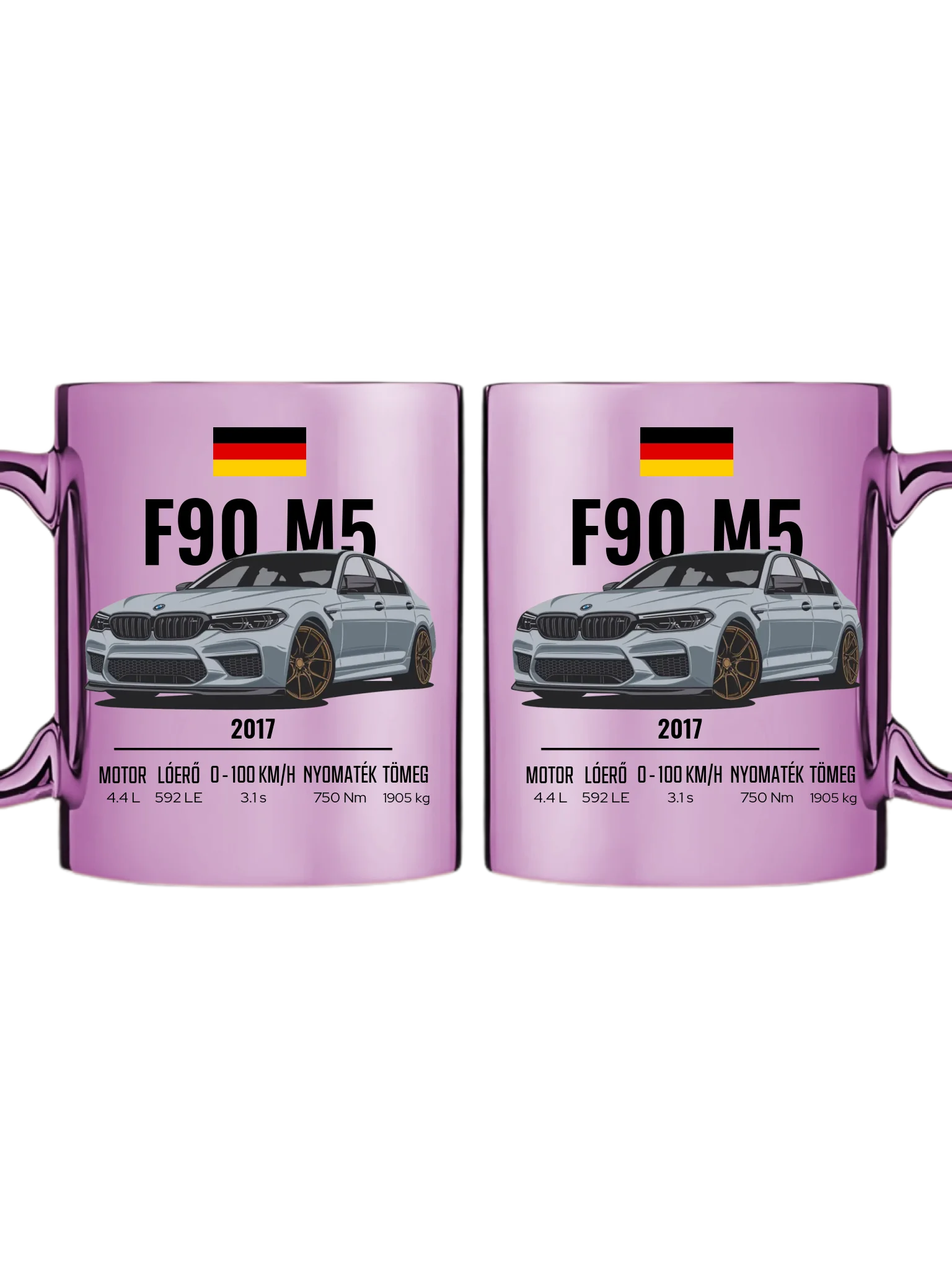 Autó illusztráció - F90 M5 78. - Egyedi személyre szabható bögre