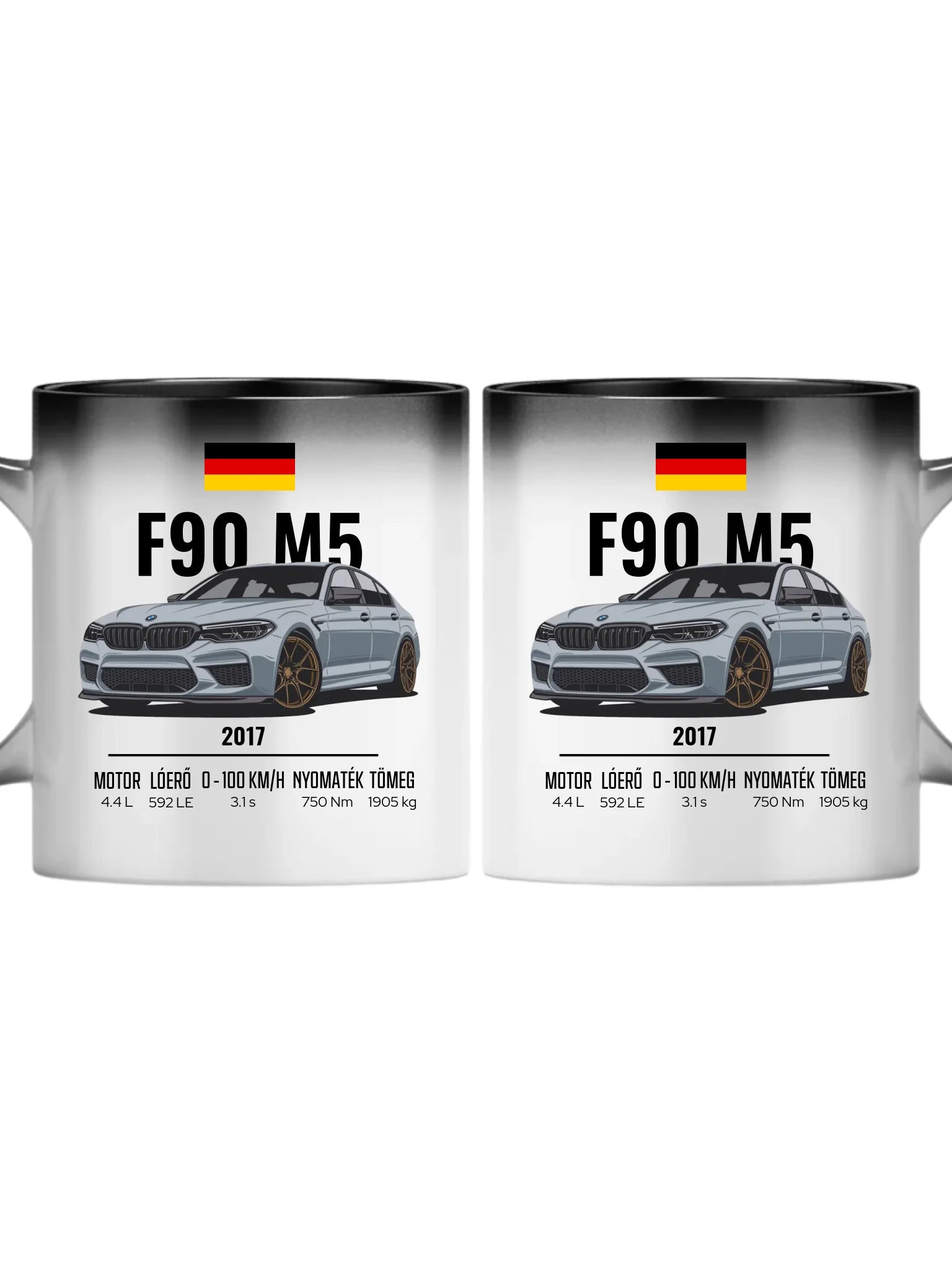 Autó illusztráció - F90 M5 78. - Egyedi személyre szabható bögre