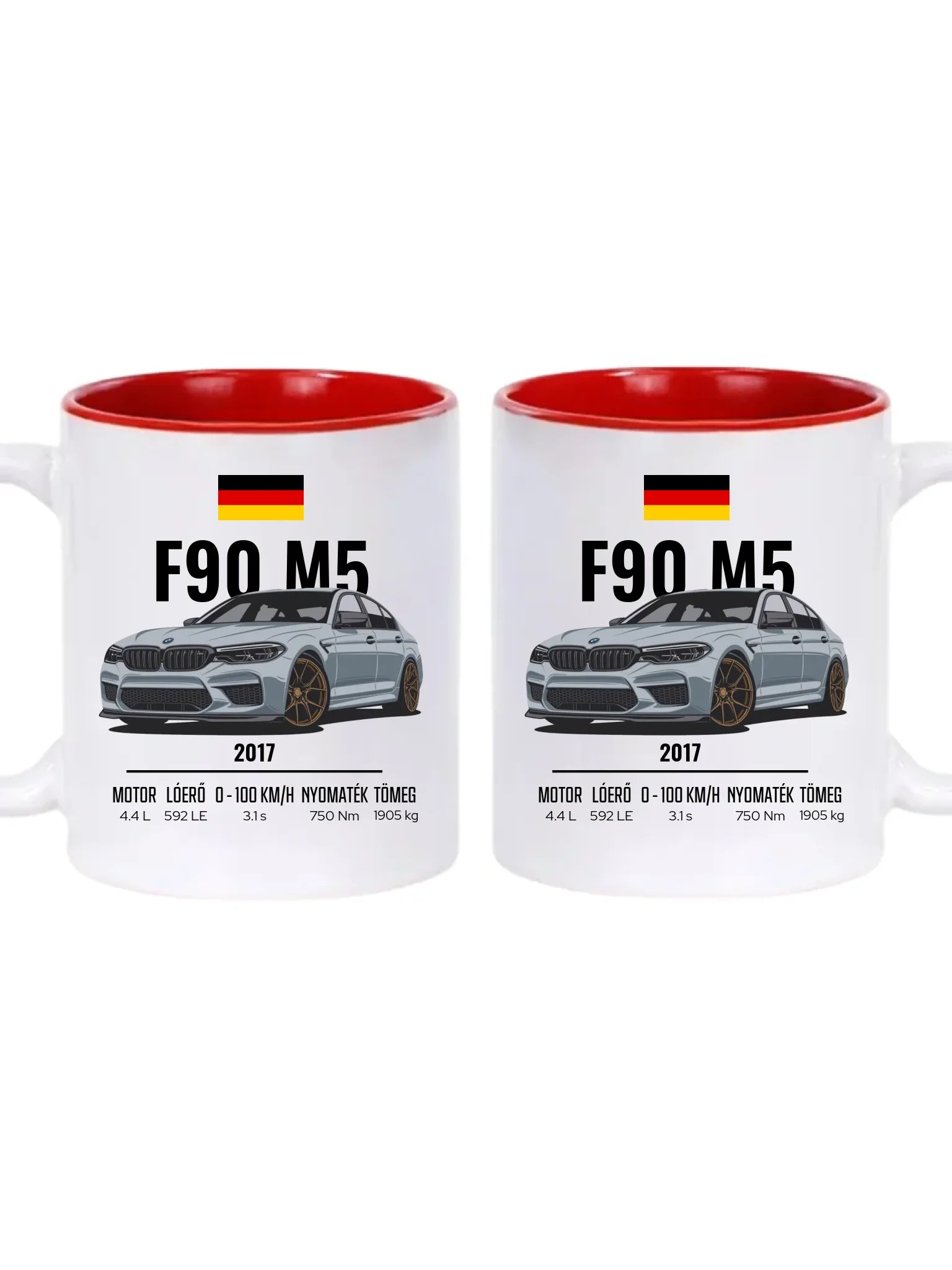 Autó illusztráció - F90 M5 78. - Egyedi személyre szabható bögre