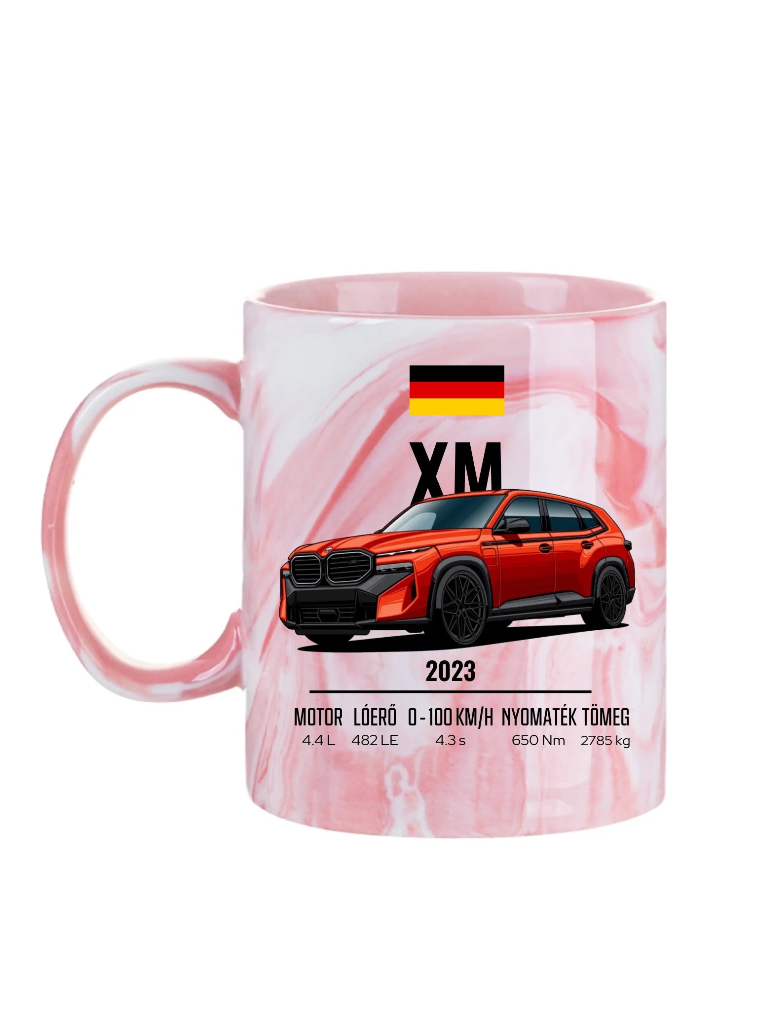 Autó illusztráció - XM 79. - Egyedi személyre szabható bögre