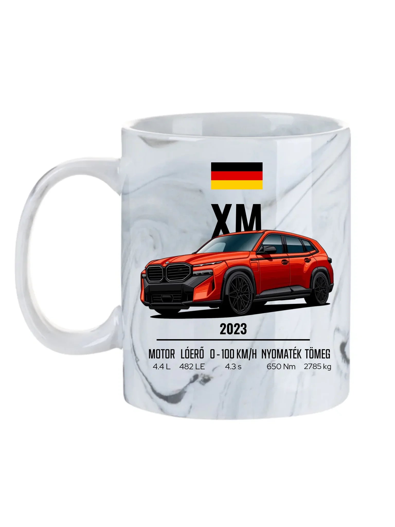 Autó illusztráció - XM 79. - Egyedi személyre szabható bögre