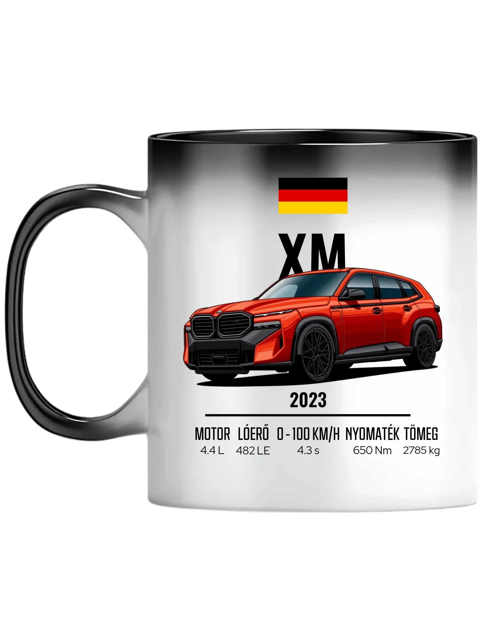 Autó illusztráció - XM 79. - Egyedi személyre szabható bögre