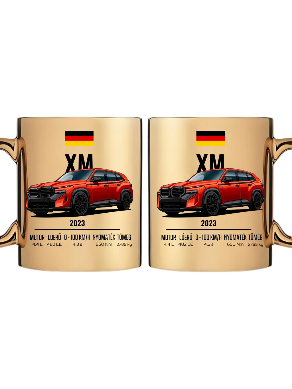 Autó illusztráció - XM 79. - Egyedi személyre szabható bögre