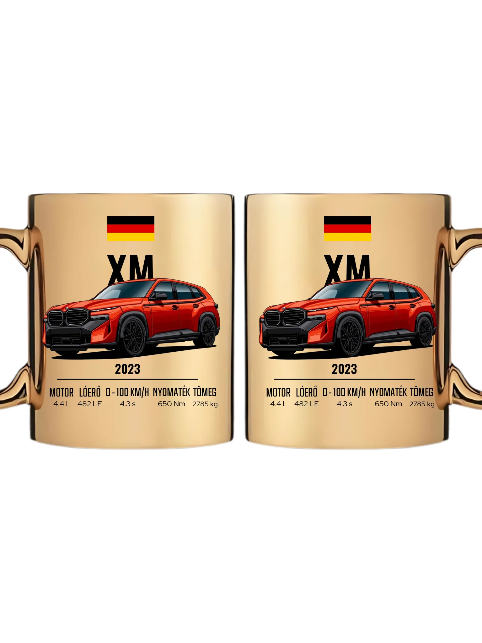 Autó illusztráció - XM 79. - Egyedi személyre szabható bögre