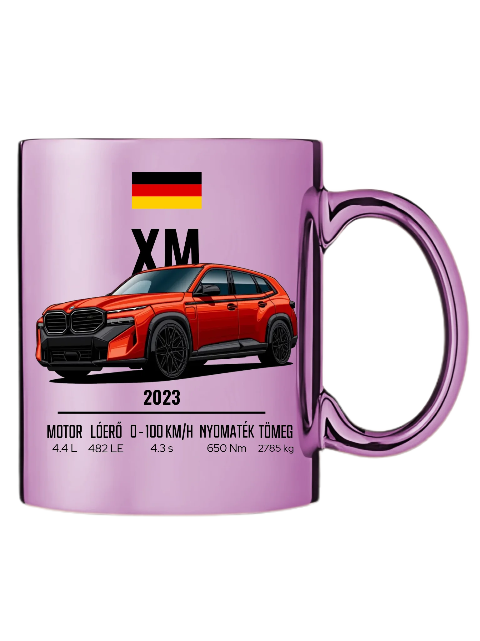Autó illusztráció - XM 79. - Egyedi személyre szabható bögre