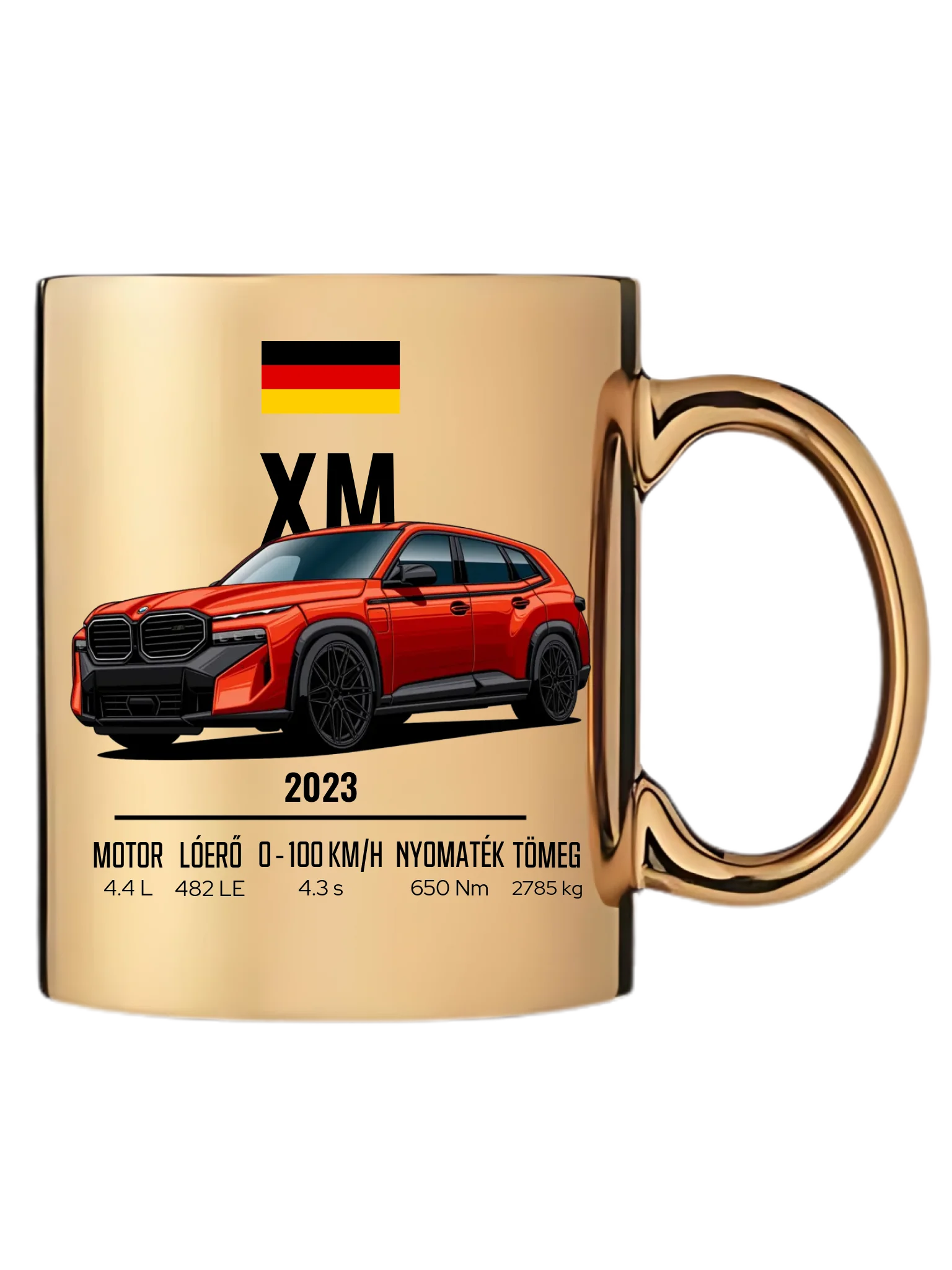 Autó illusztráció - XM 79. - Egyedi személyre szabható bögre