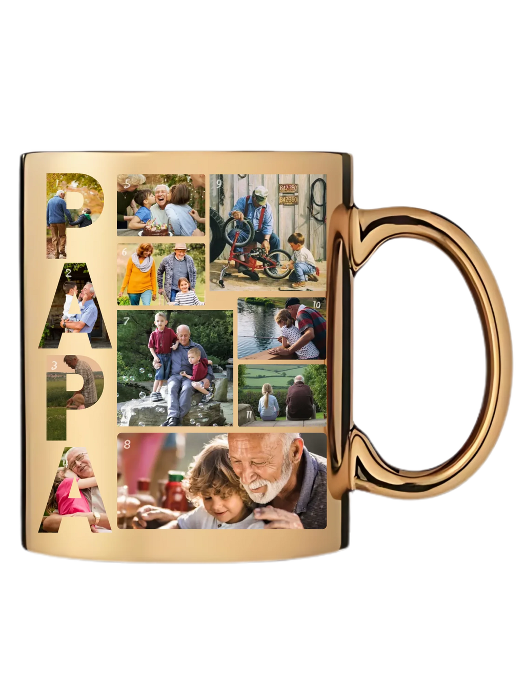 Papa 1. - 11 fénykép - Saját fényképes bögre