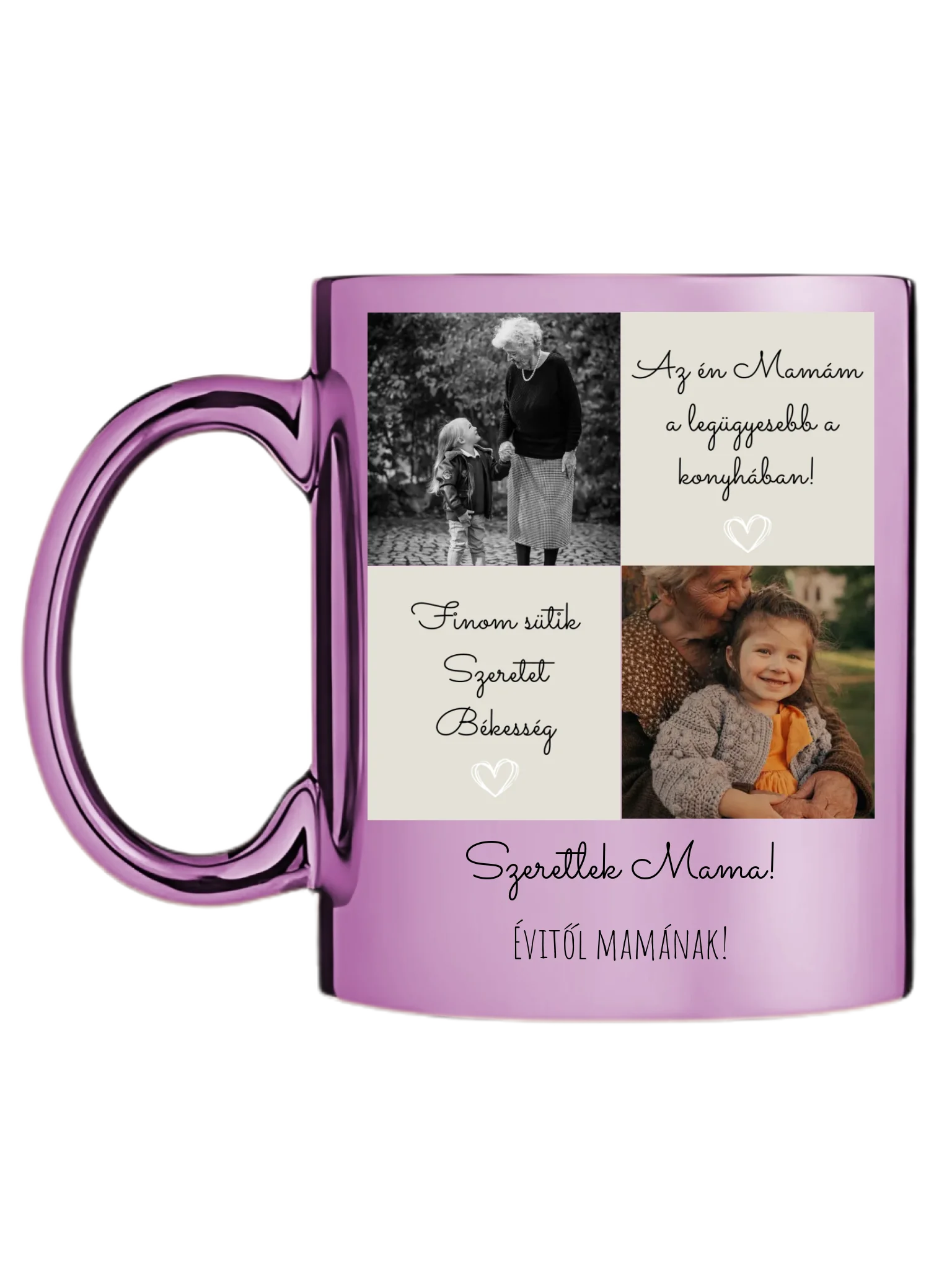Mama 2. - 2 fénykép - Saját fényképes bögre
