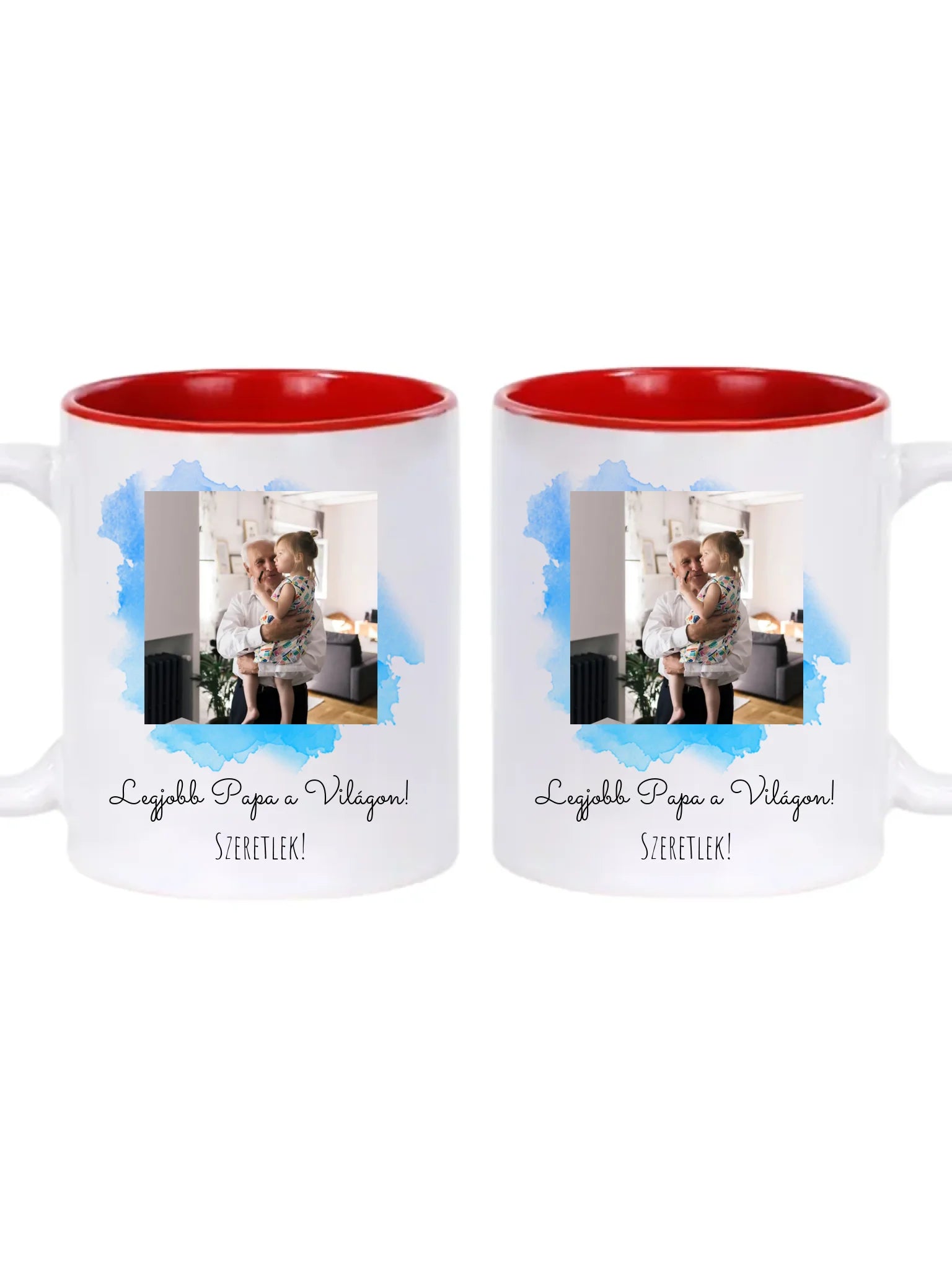 Legjobb Papa a világon 1. - 1 fénykép - Saját fényképes bögre