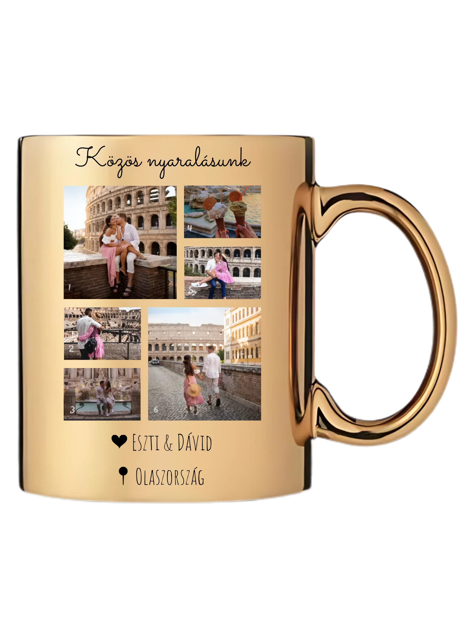 Közös nyaralásunk 1. - 6 fénykép - Saját fényképes bögre
