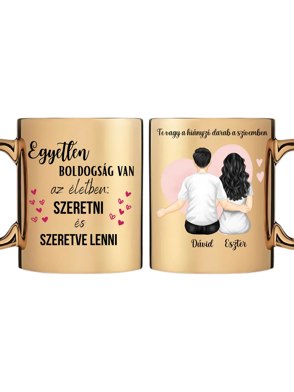 Pároknak - Egyedi személyre szabott bögre