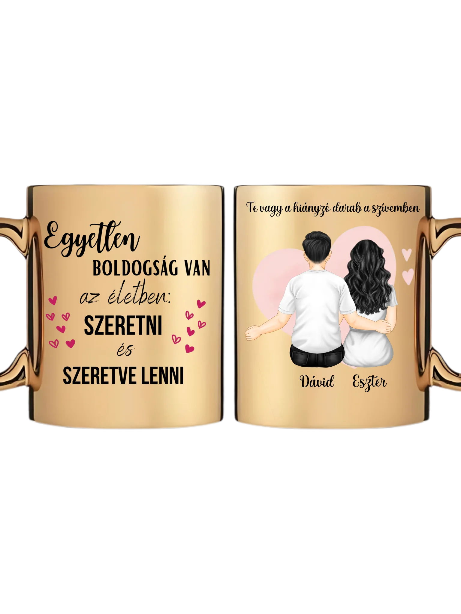 Pároknak - Egyedi személyre szabott bögre