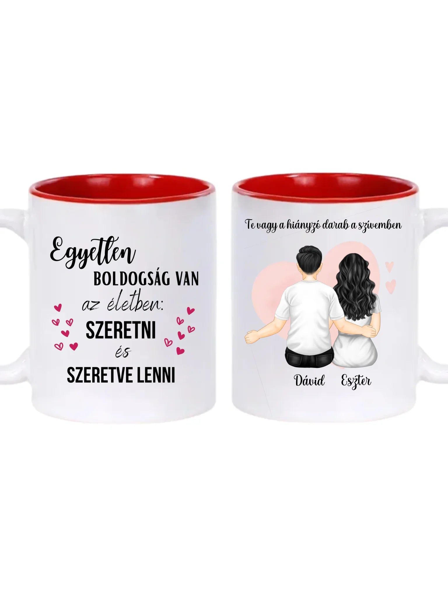 Pároknak - Egyedi személyre szabott bögre