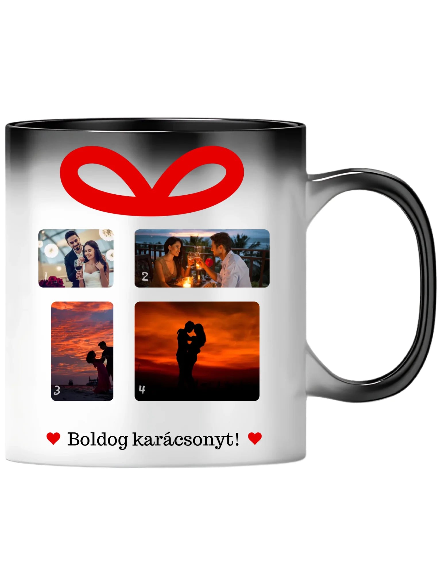 Karácsonyi ajándék fotókollázs - Ajándék Karácsonyra - Fényképes bögre