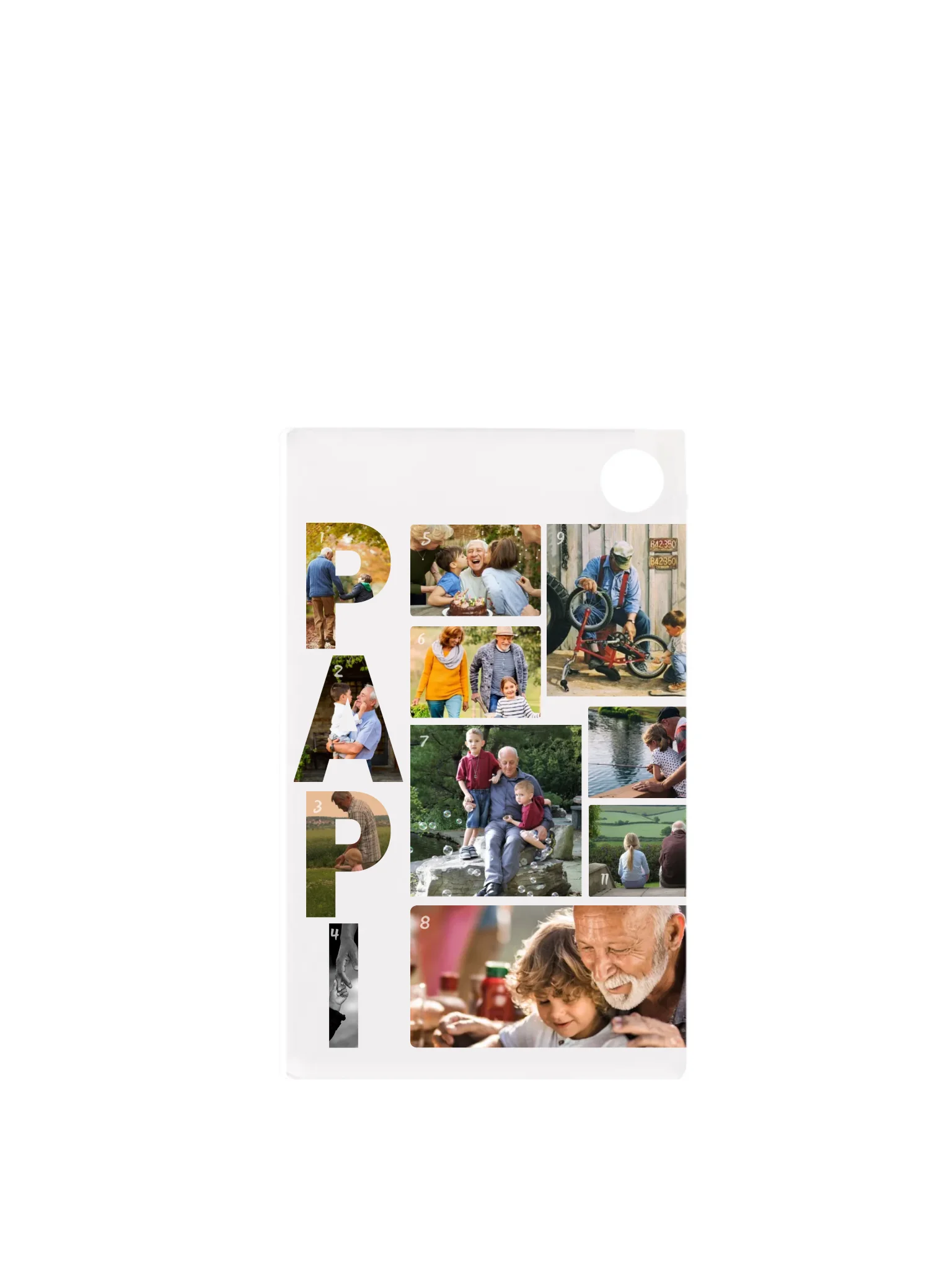 Papi 1. - 11 fénykép - Saját fényképes kulcstartó