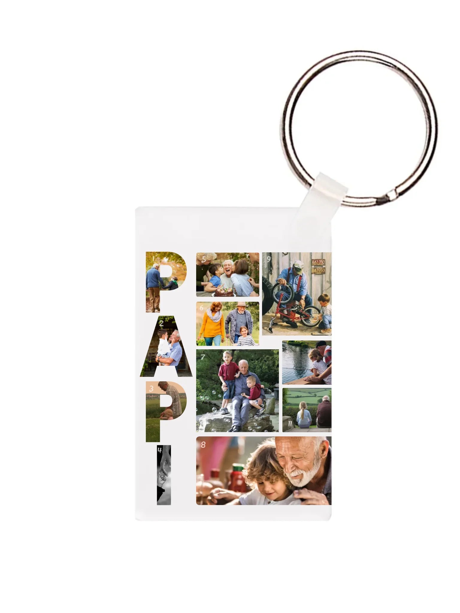 Papi 1. - 11 fénykép - Saját fényképes kulcstartó