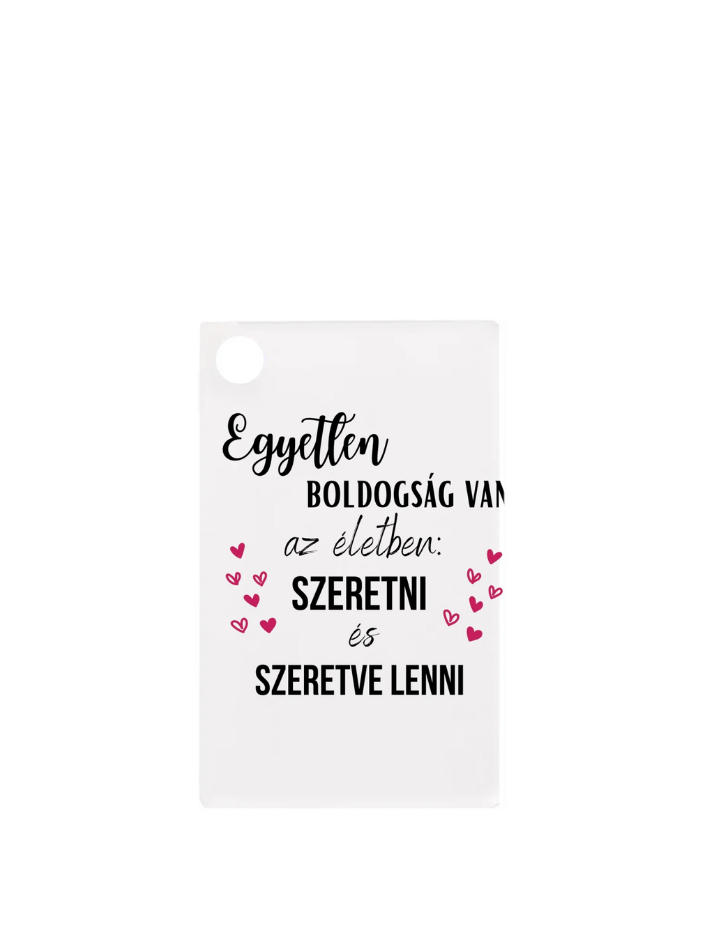 Romantikus pár - Egyedi személyre szabható téglalap kulcstartó