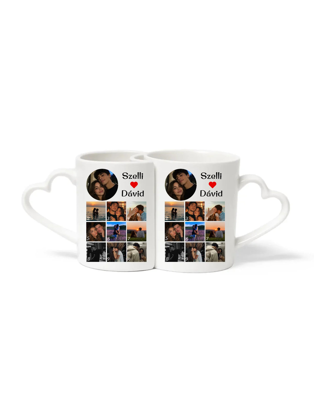 Páros bögre felülről
