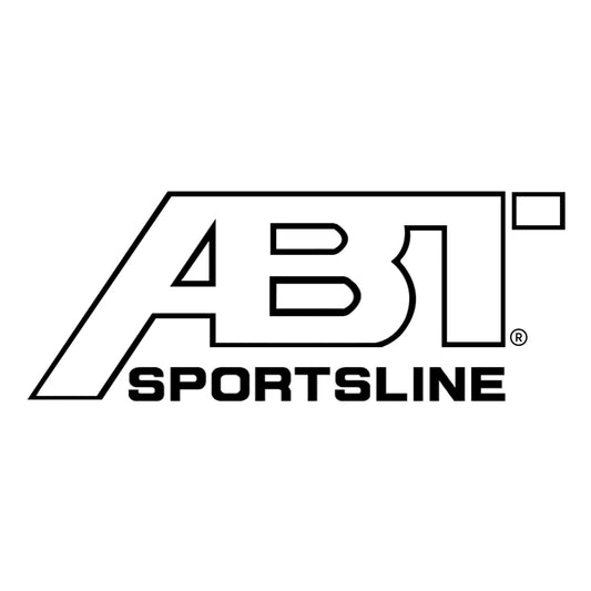 ABT Sportsline matrica főkép, fekete színben, fehér alapon.