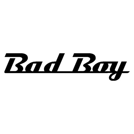 Bad Boy 2 matrica főkép, fekete színben, fehér alapon.