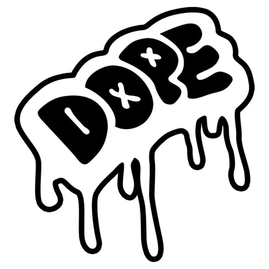 Dope Graffiti Style matrica főkép, fekete színben, fehér alapon.
