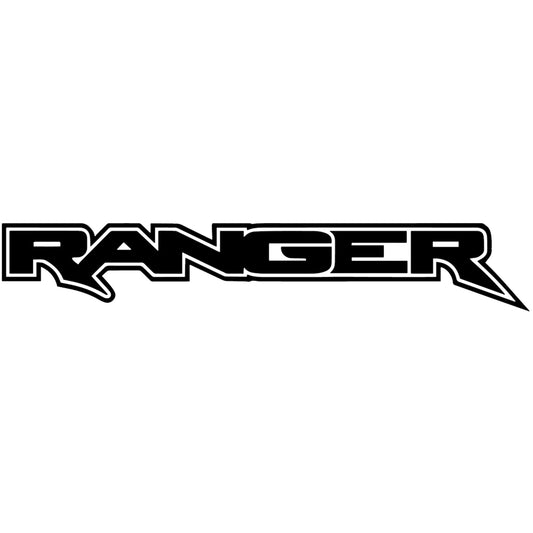 Ford Ranger matrica főkép, fekete színben, fehér alapon.