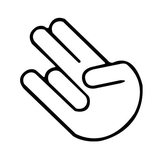 JDM The shocker matrica főkép, fekete színben, fehér alapon.