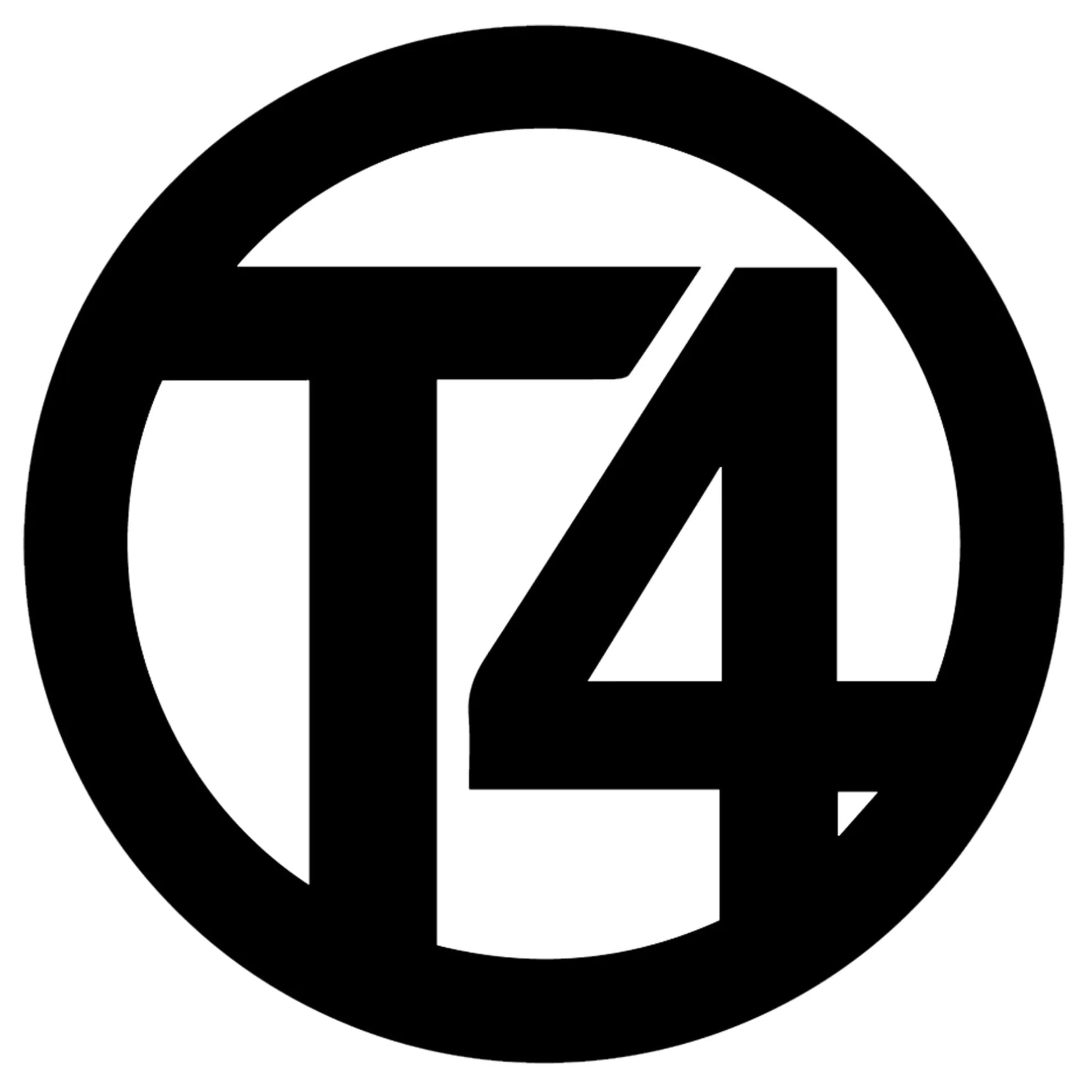 Volkswagen T4 matrica főkép, fekete színben, fehér alapon.