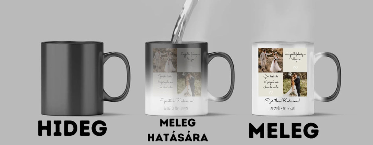 Feleség 1. - 2 fénykép - Saját fényképes bögre