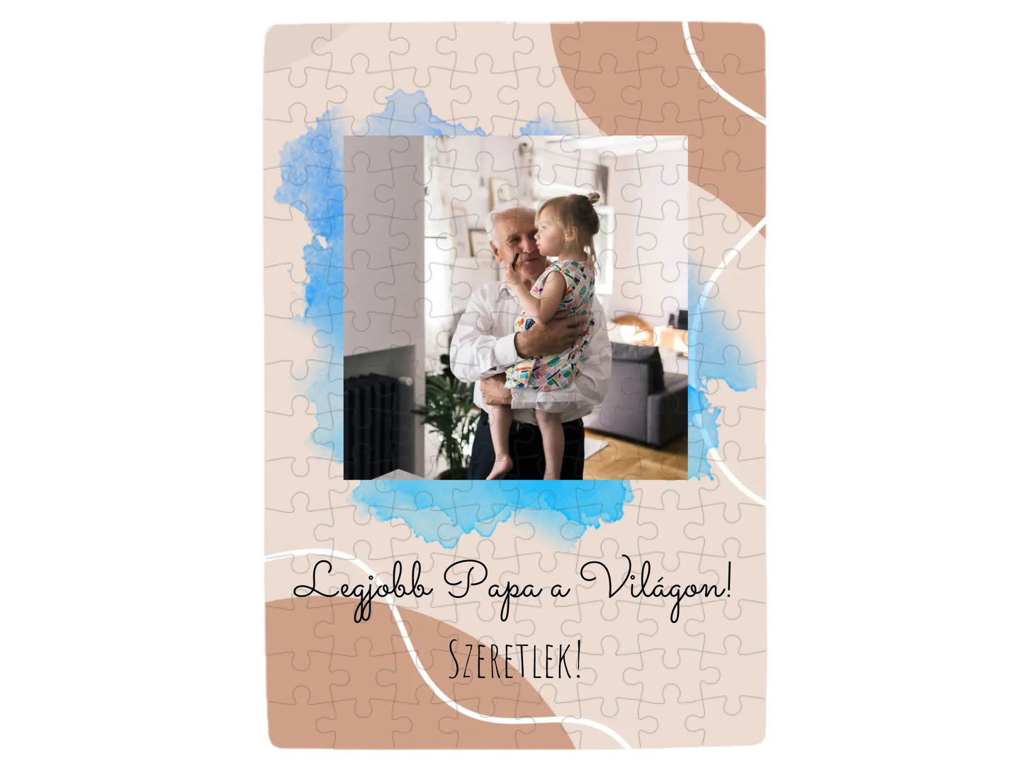 Legjobb Papa a világon 1. - 1 fénykép - Saját fényképes puzzle