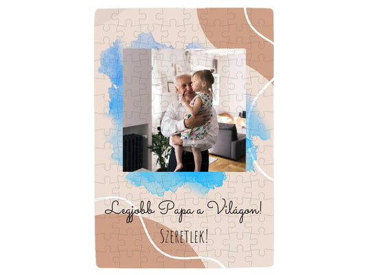 Legjobb Papa a világon 1. - 1 fénykép - Saját fényképes puzzle