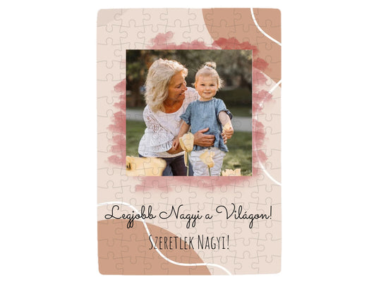 Legjobb Nagyi a világon 1. - 1 fénykép - Saját fényképes puzzle