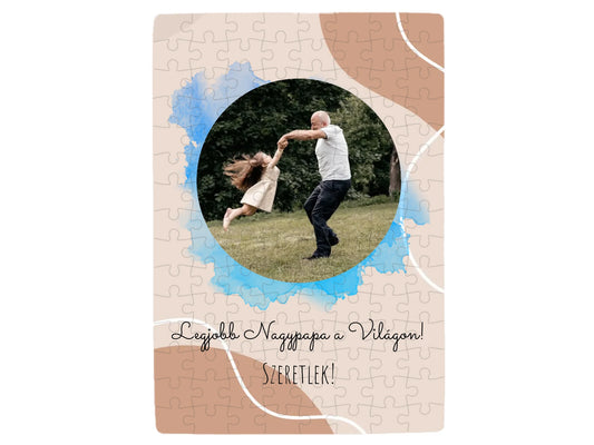 Legjobb Nagypapa a világon 1. - 1 fénykép - Saját fényképes puzzle