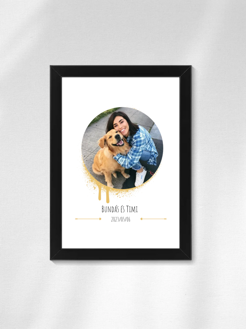 Kutyám a legjobb barátom 1 - 1 fénykép - Saját fényképes falikép