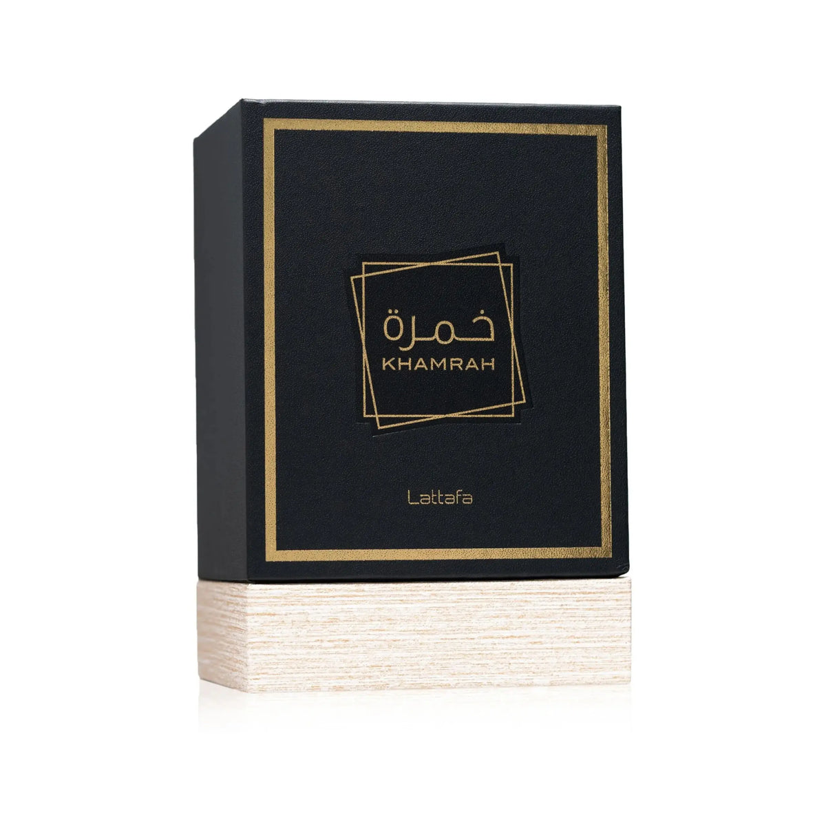 Lattafa Khamrah Eau de Parfum 100 ml – fekete-arany díszdoboz