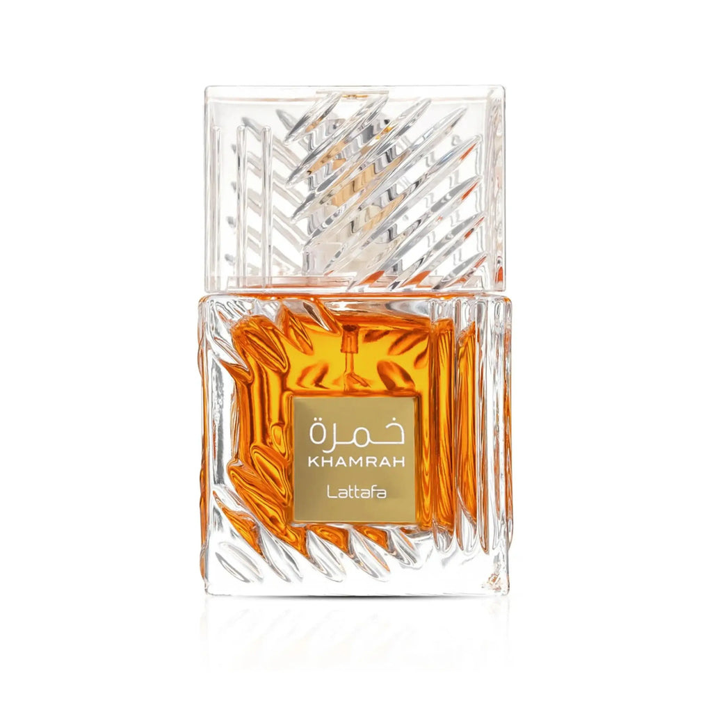 Lattafa Khamrah Eau de Parfum 100 ml – üveg arany címkével