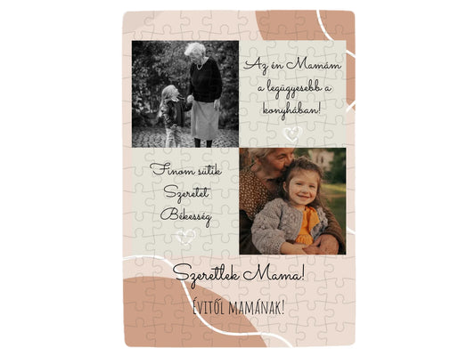 Mama 2. - 2 fénykép - Saját fényképes puzzle